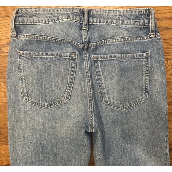 Gap Jeans Womens Size 2 Blue Boyfriend 26 R - Picture 10 of 10
